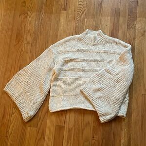 Topshop Flare Sleeve Sweater